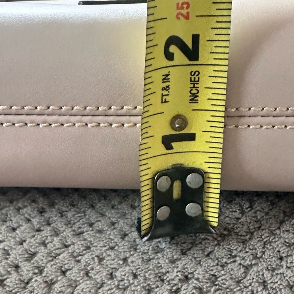 New! Dooney and Bourke Light Blush Pink Wexford Leather Rosie Crossbody Purse - Picture 16 of 16